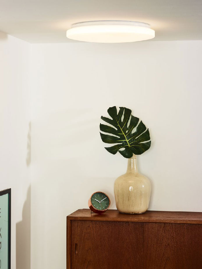 Lucide OTIS - Ceiling light - Ø 39 cm - LED - 1x32W 3000K - Opal